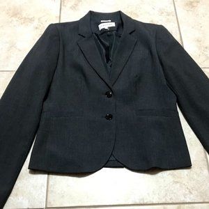 Calvin Klein Grey Blazer, Size 8